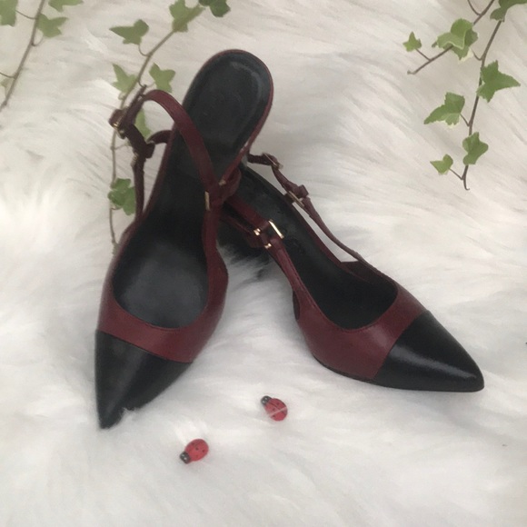 Tory Burch Shoes - Tory Burch black/wine shoes